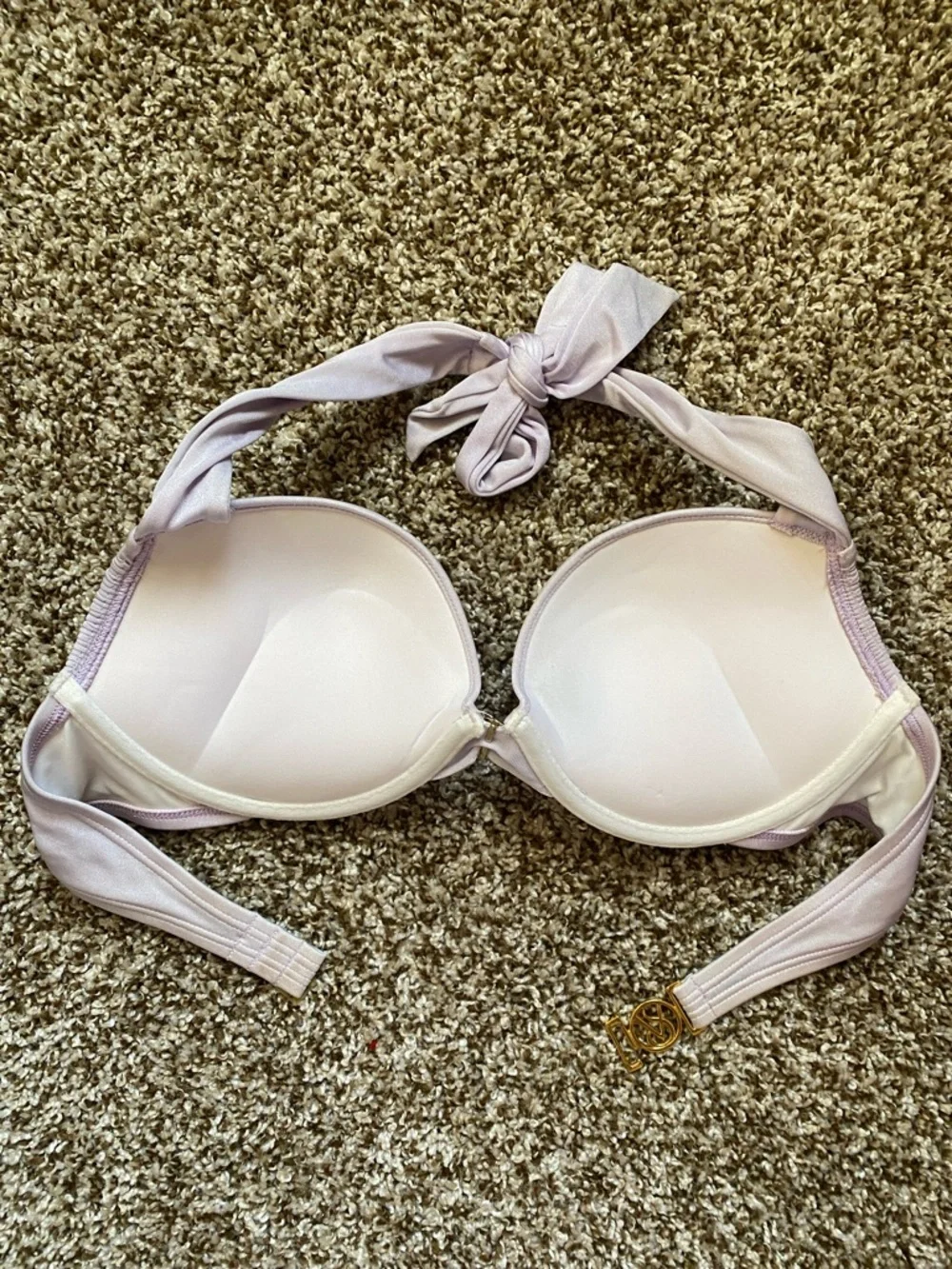 Victoria Secret Bombshell Light Purple Halter Push-Up Bikini - Picture 4 of 6